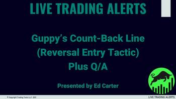 Guppy Count Back Line Reversal Entries